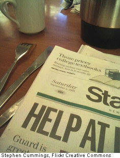 Paper and breakfast