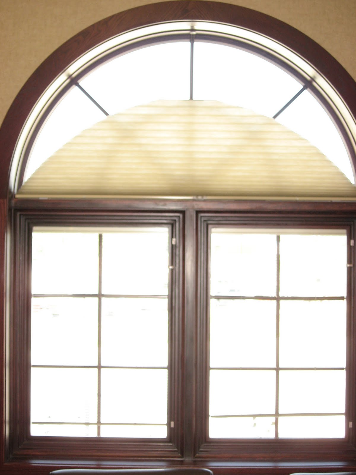 Window Fashions Duette Shades, Easy View Arch