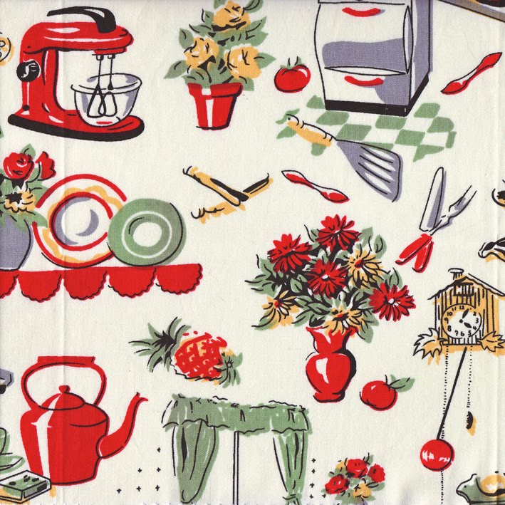 The Bowerbird 1950's fabric