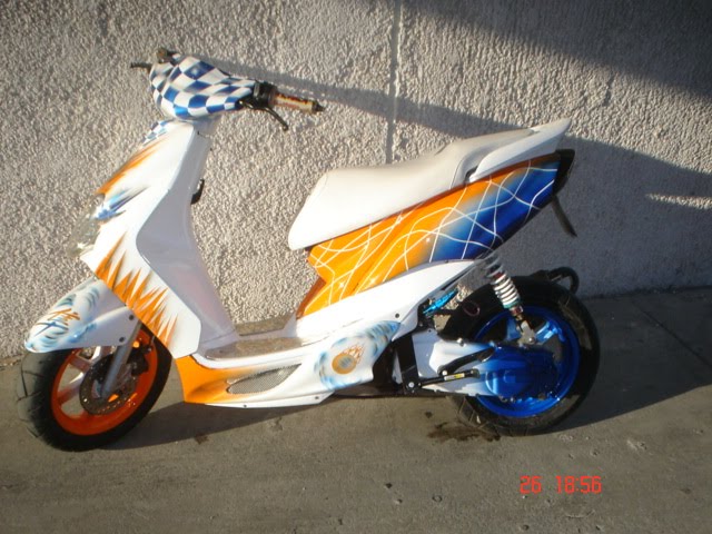 Motos Pintura Bellota: jog aerografiado