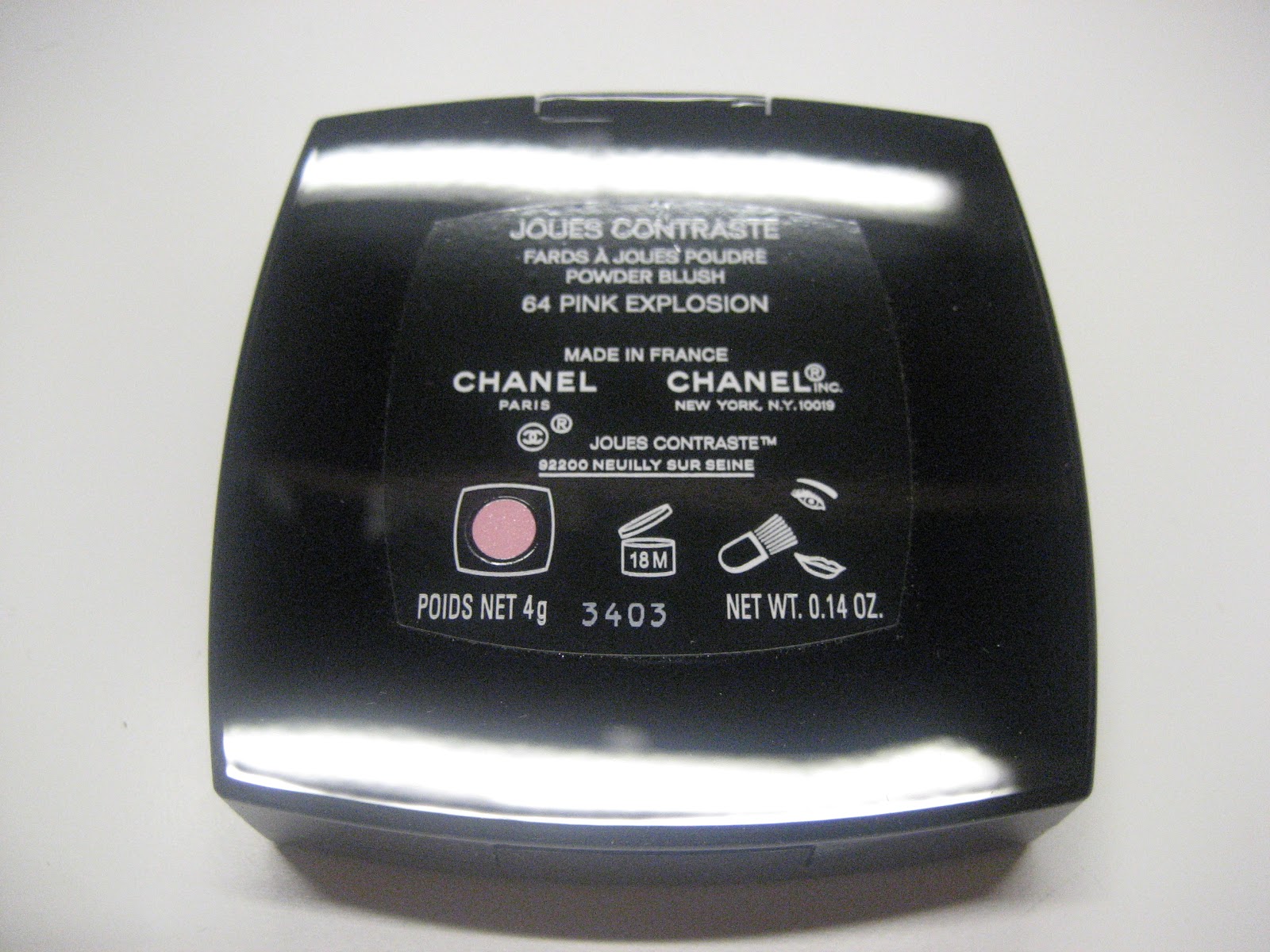 delicate hummingbird.: Chanel Joues Contraste Powder Blush #64 Pink  Explosion