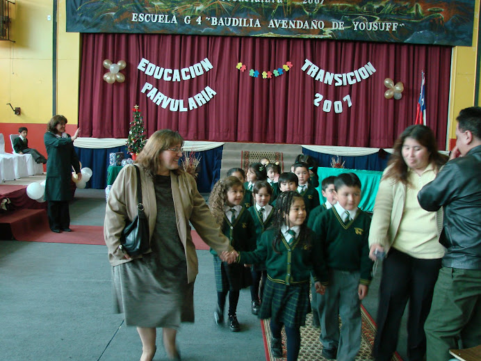 SALIDA ALUMNOS DE KINDER PASAN A PRIMERO BÁSICO