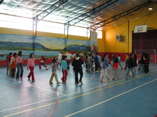 Juegos recreativos en el Gimnasio