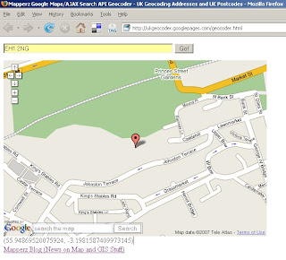 UK Geocoder Postcode - EH1 2NG UK Geocoder Postcode - EH1 2NG