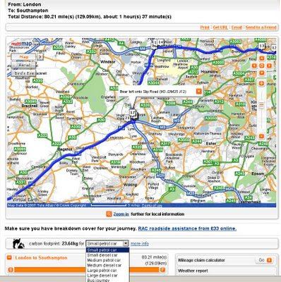 RAC_Routes include Carbon Footprint RAC Routes include Carbon Footprint