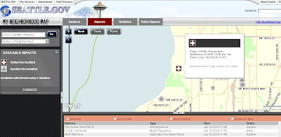 Seattle Police 'My Neighborhood' Fire and Medicial Map