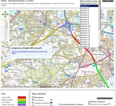 BBC Travel Car Directions Transport Direct Map BBC Travel Car Directions Transport Direct Map