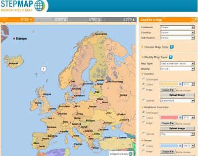 Step Maps - Create Free World Maps - Step1 Step Maps - Create Free World Maps - Step1