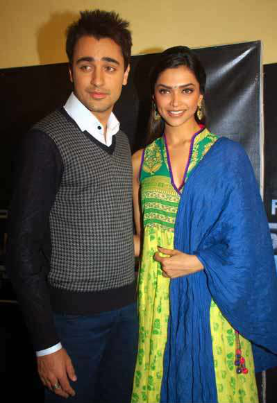 Deepika and Imraan Khan on the sets of saregamapa Photoshoot images