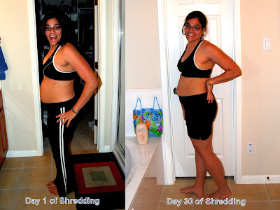 jillian michaels 30 day shred results pictures. Day 1 of 30 day shred w/