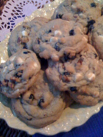 Wayne's White Chocolate Blueberry Pecan Cookies