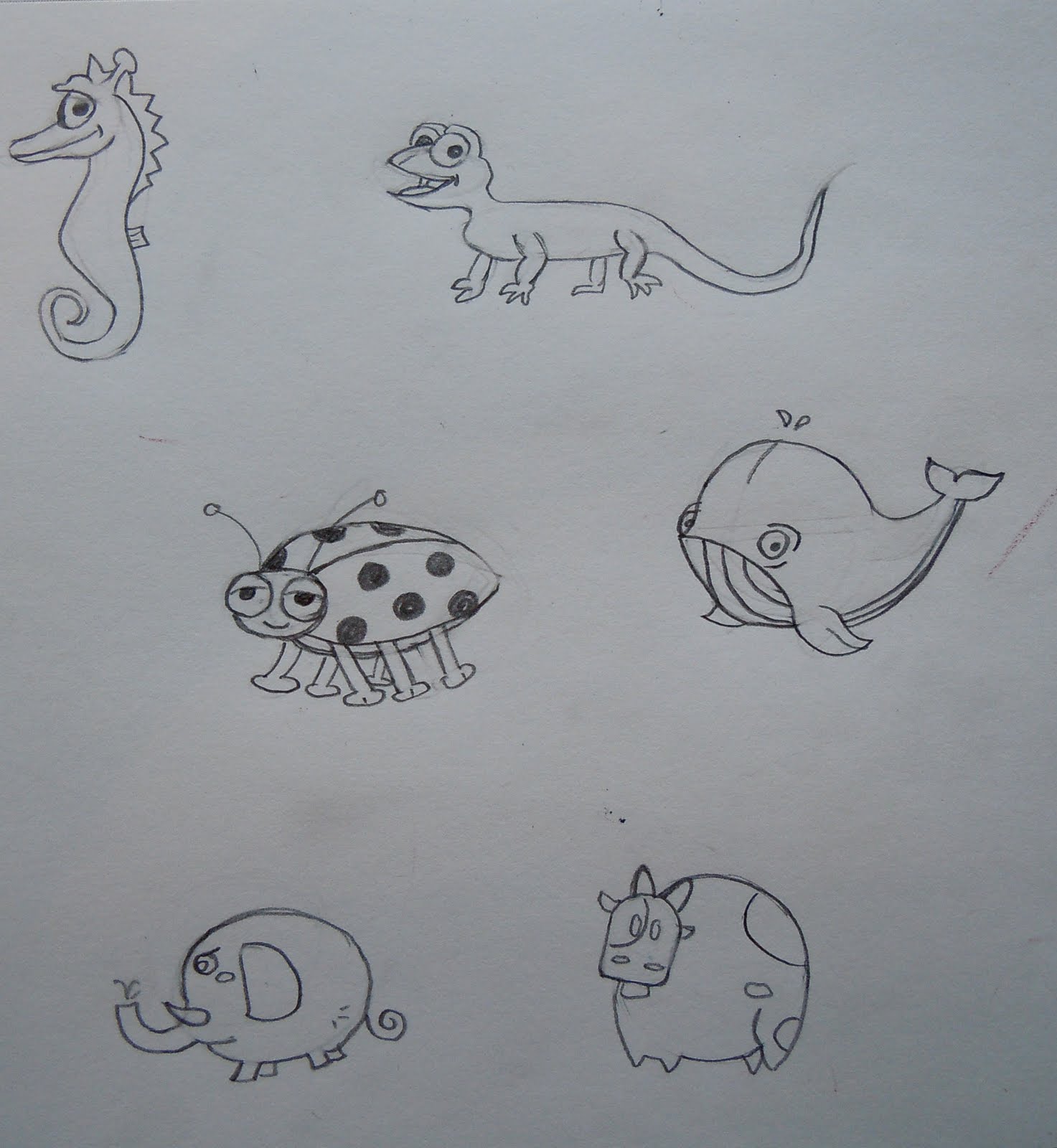 Rachel's Canvas: Cute Cartoons