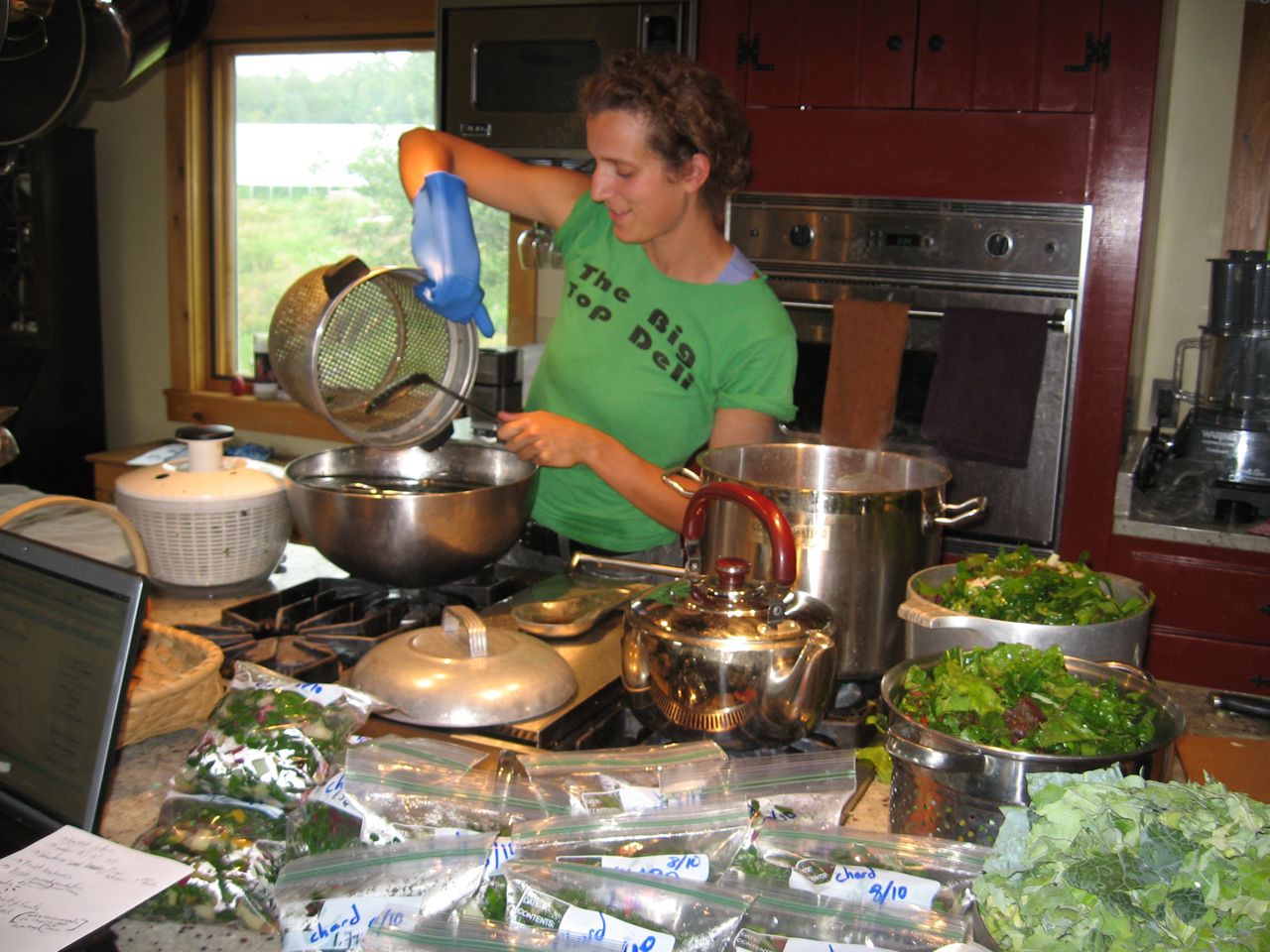 45 pounds of Chard Green Mountain Girls Farm