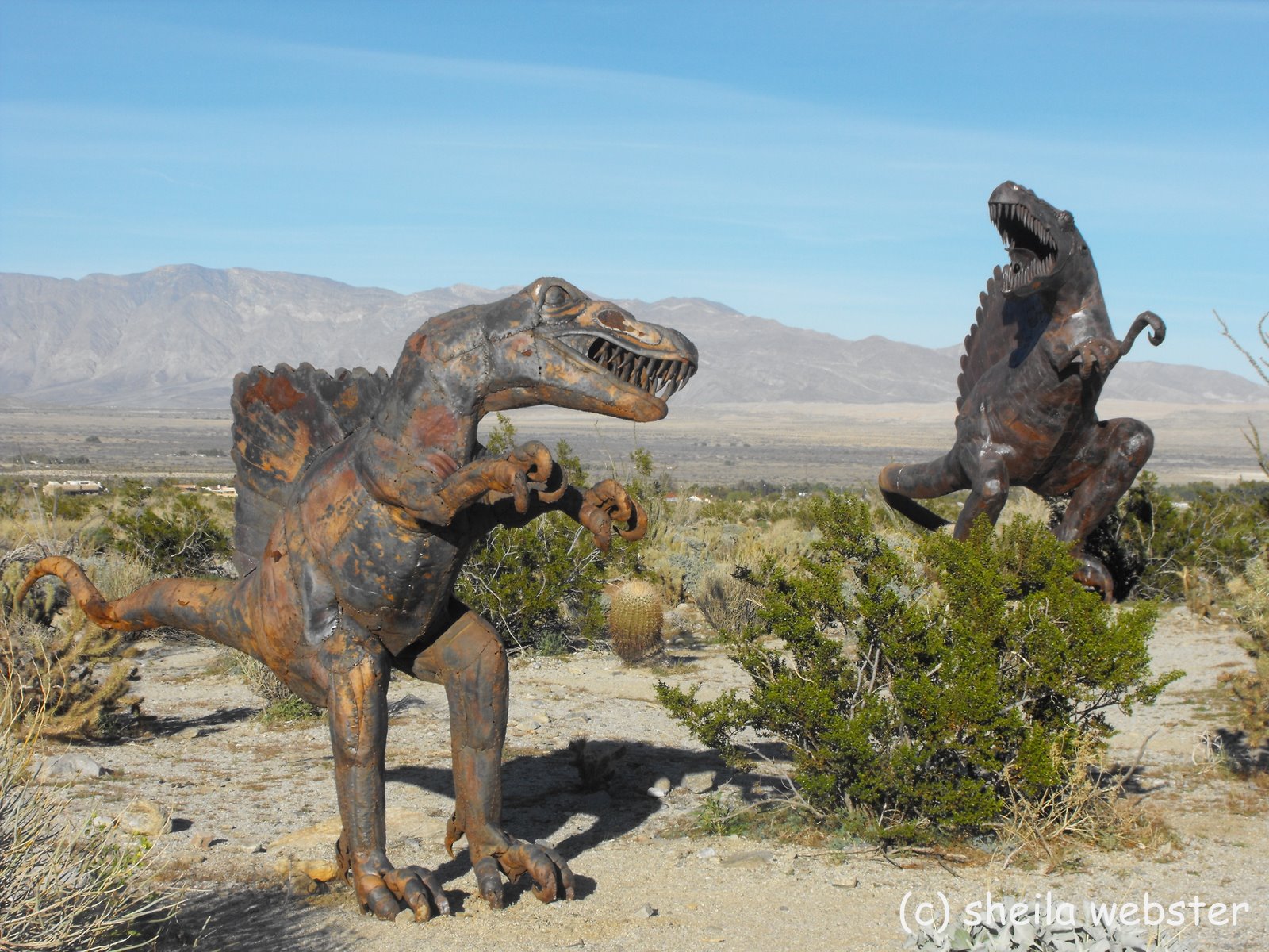 We Love RV'ing Borrego Springs, CA Metal Art Sculptures Ricardo