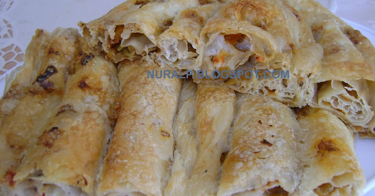 Yemek tarifleri PATLICANLI ÇARŞAF BÖREĞİ