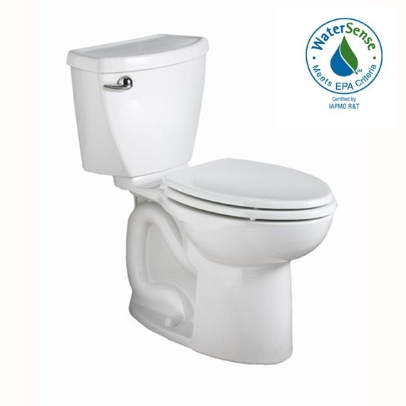 Toilet Made in the USA American Standard Cadet FloWise