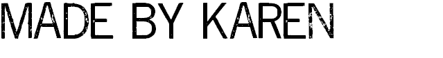 Made by karen