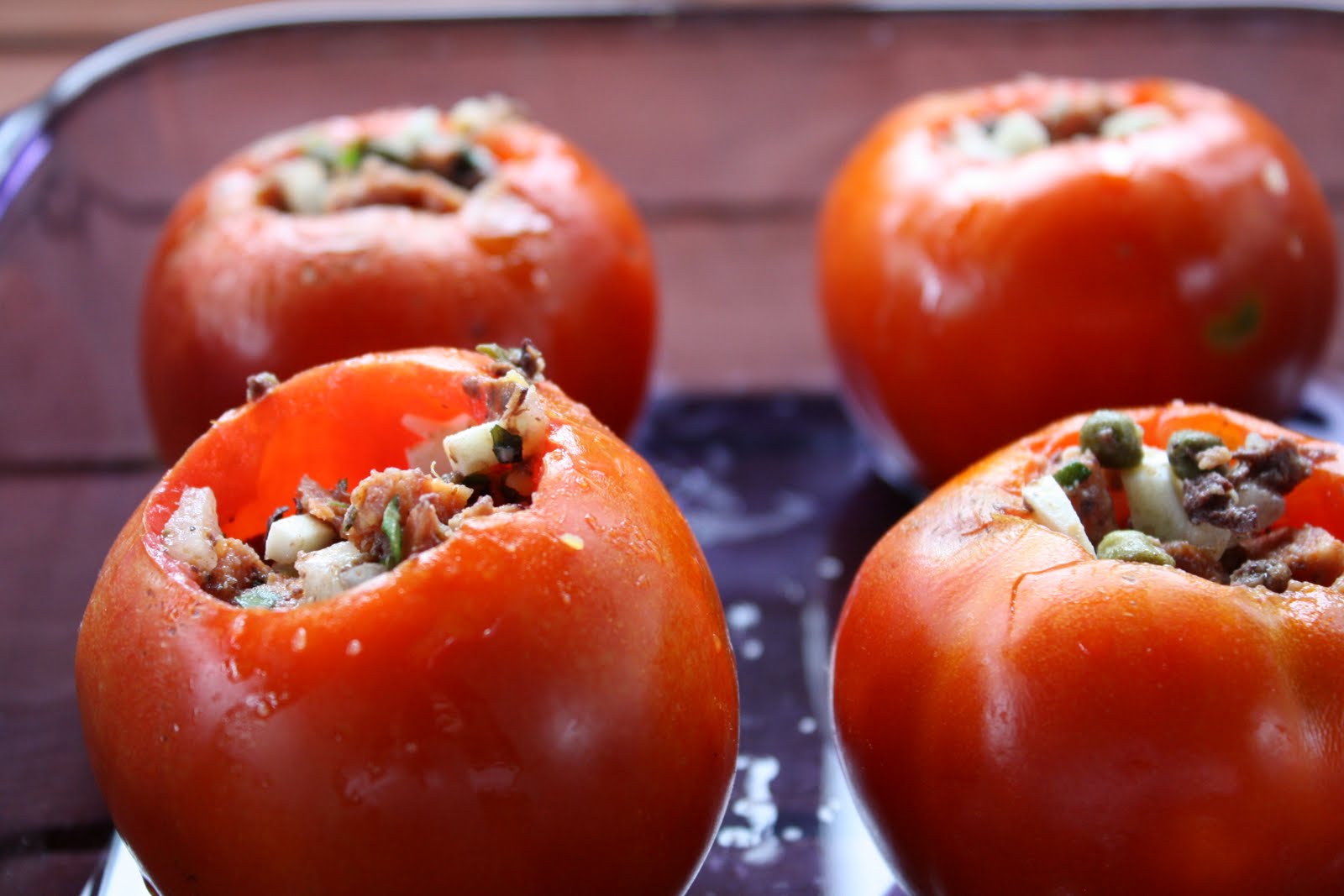 FlavorSings Summer Fest Stuffed Tomatoes