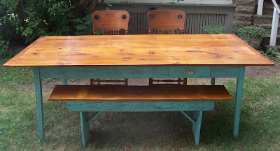 Farmhouse Tables on Old Farm Table