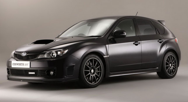  edition of the Subaru Impreza WRX STI hatchback are out in the open