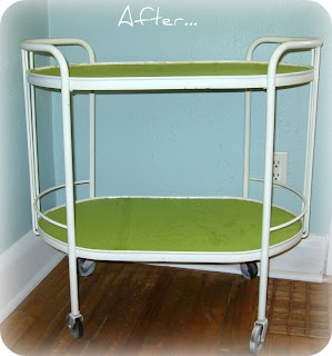 Metal Tea Cart