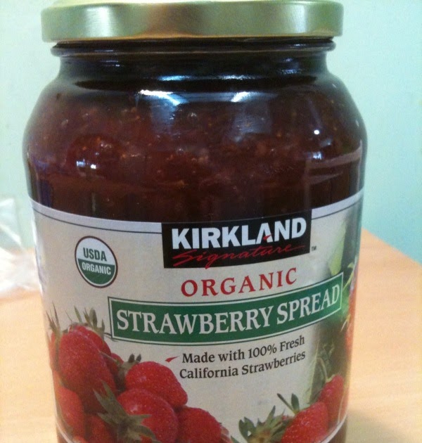 Food For Foreigners Kirkland Organic Strawberry Spreadmade WITHOUT highfructose corn syrup