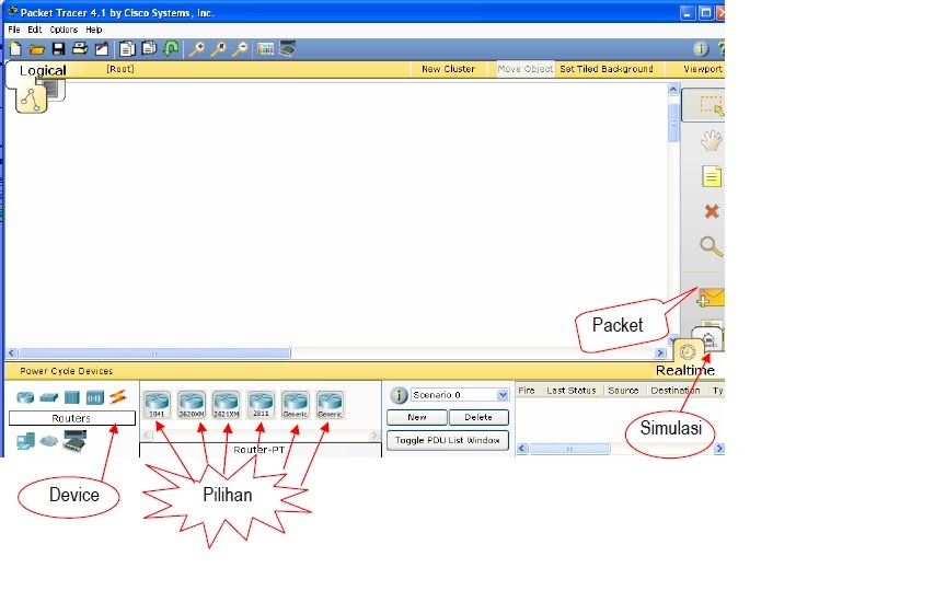 Berjaya CISCO CaraCara Menggunakan Packet Tracer