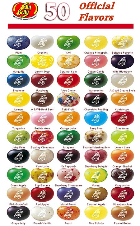 WEIRD JELLY BELLY FLAVORS