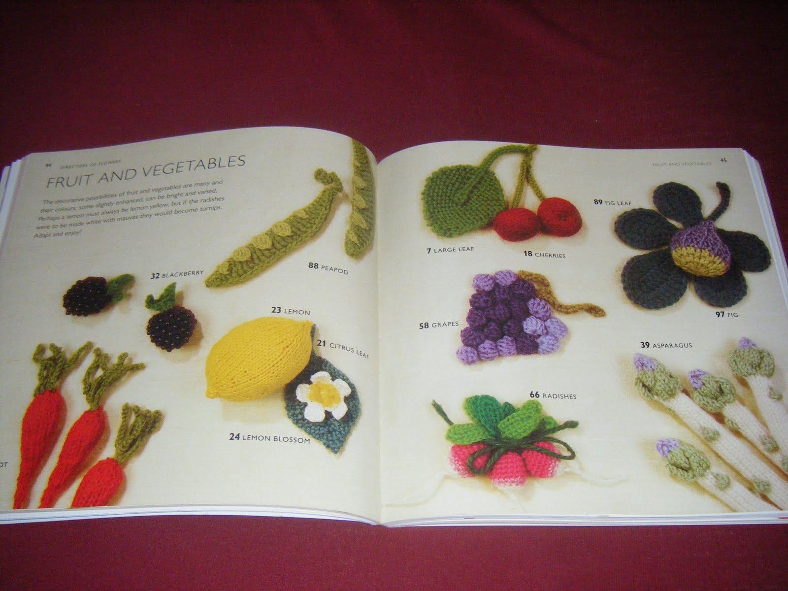 The glorious books! 100 flowers to knit & crochet