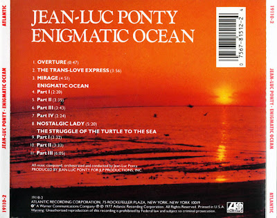 Jean-luc ponty - Enigmatic ocean 1977 Jazz Fusion FULL