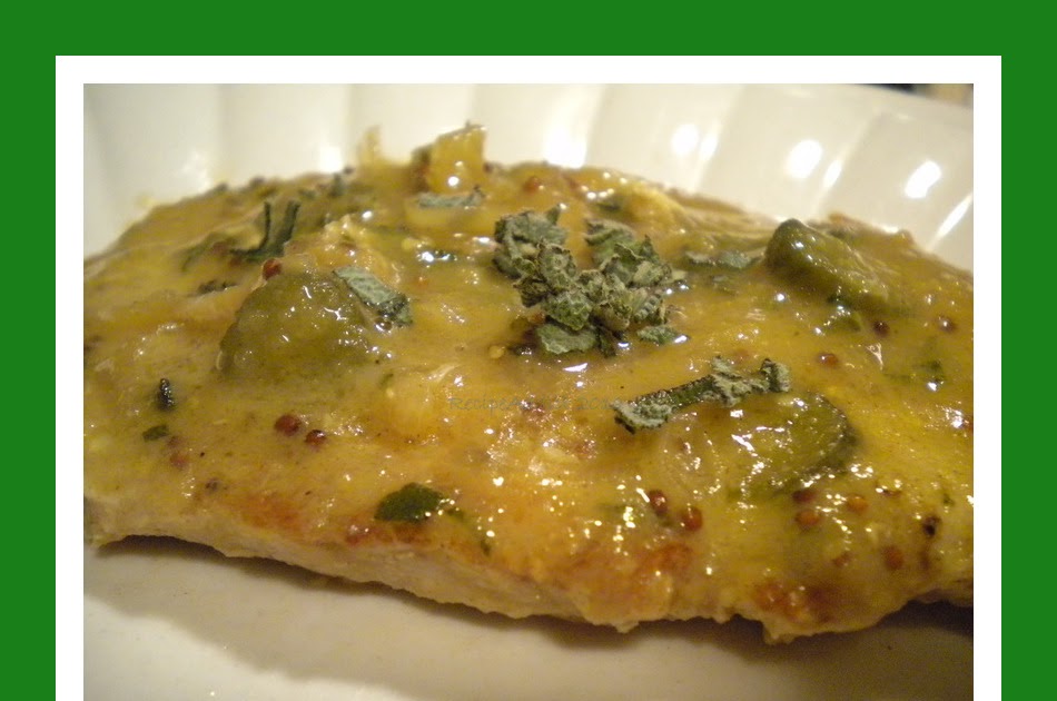RecipeAddict Pork Chops with Tarragon Sauce and Cornichons, also