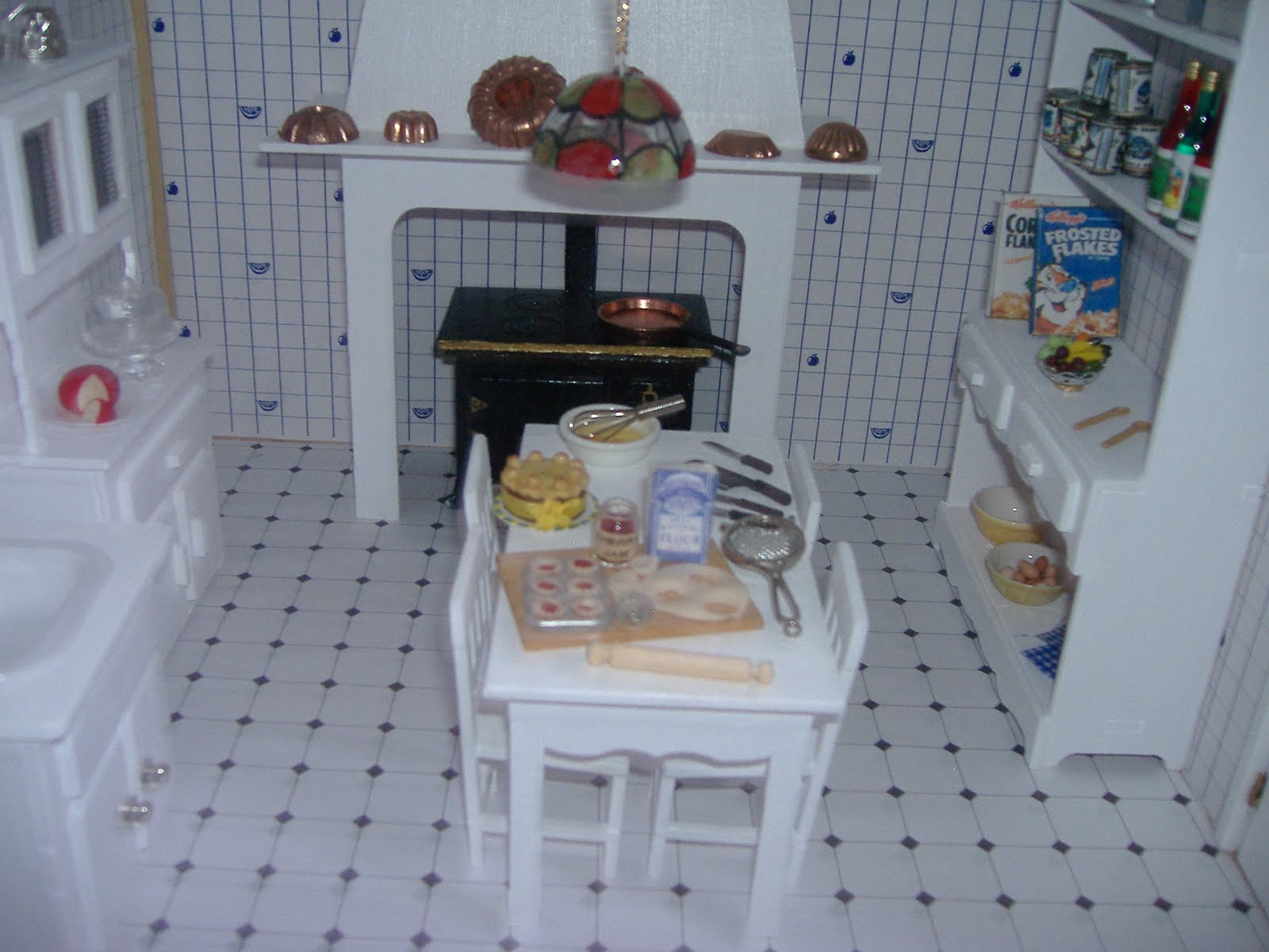A little bit of everything The Dolls House Kitchen full of Accessories.
