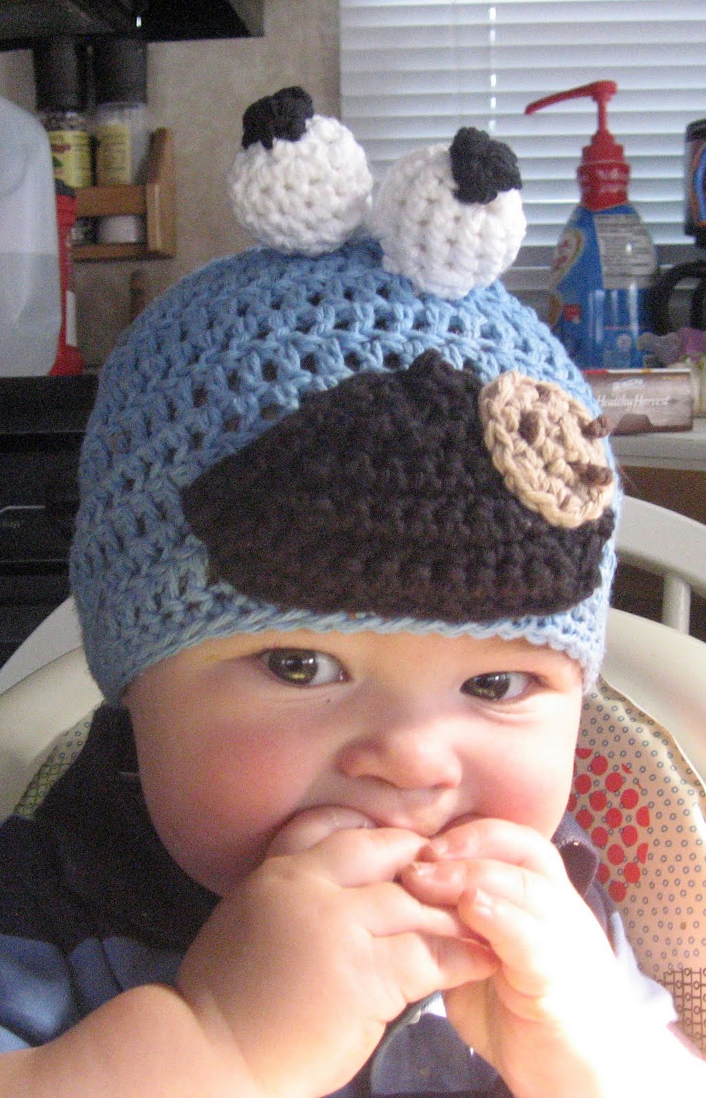 New Handmade Knit Crochet Baby Hats Newborn Hat Sesame Street Abby Cadabby Hats 