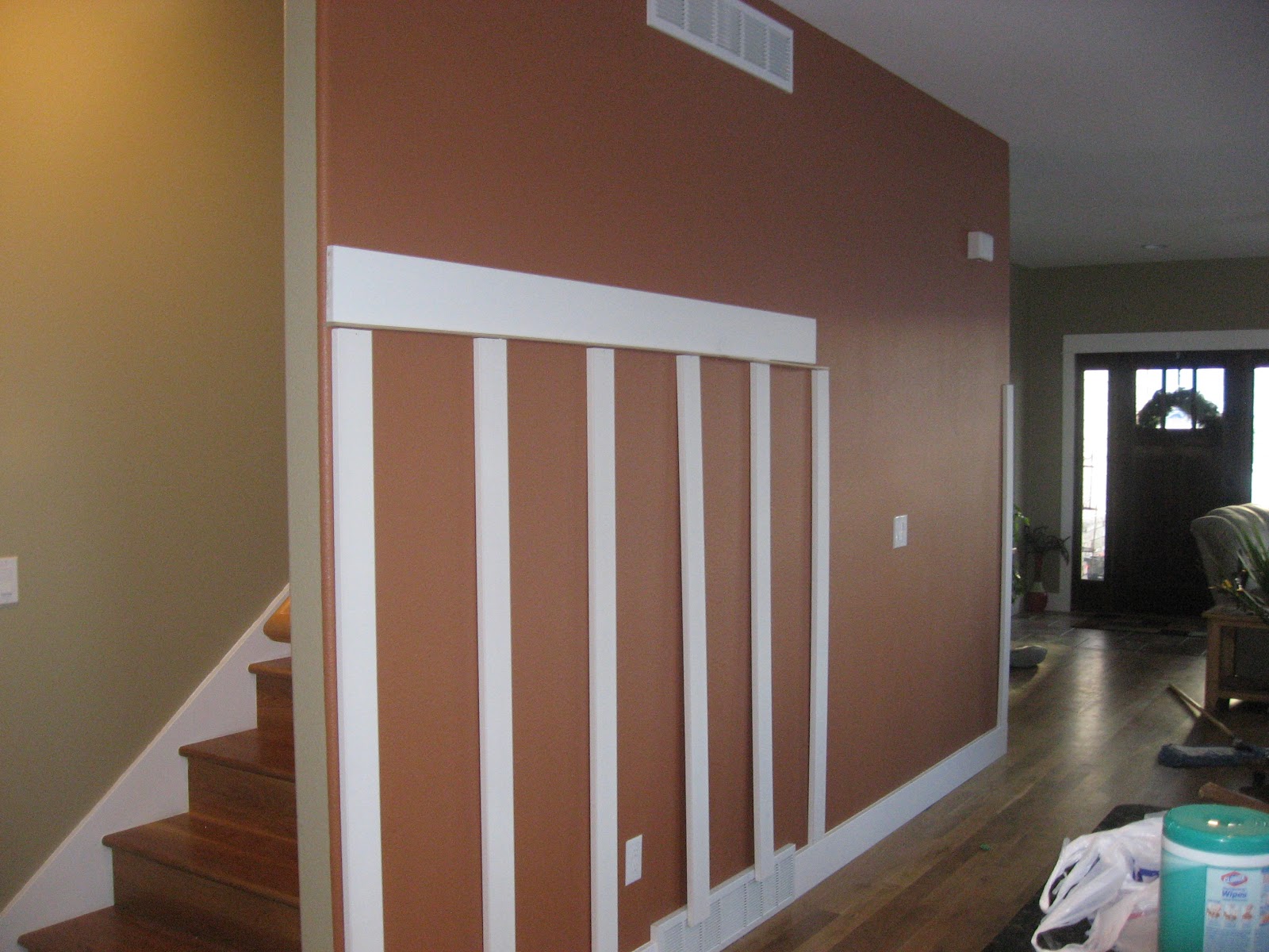 Girl in Air BLOG DIY Faux Wainscoting