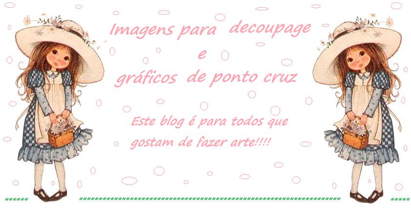 Figuras para decoupage e gráficos de ponto cruz