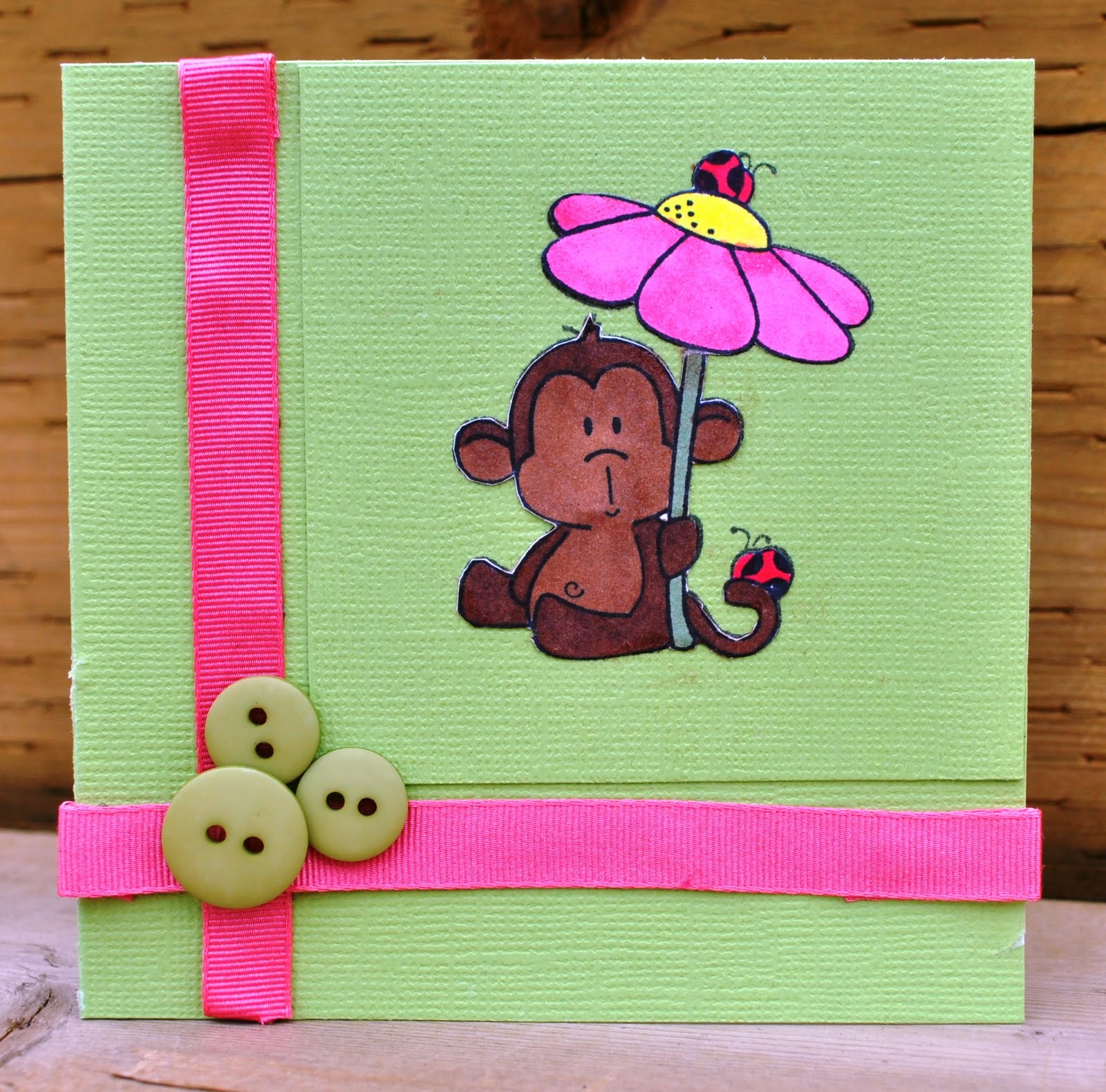 Monkey Card