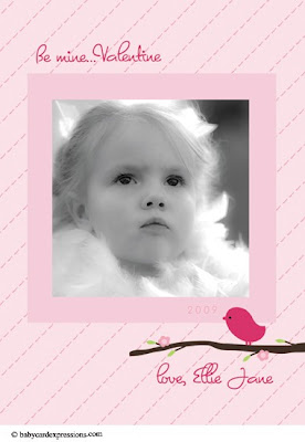 Valentine Photo Card - can be made into a Valentine Photo Birthday Invitation