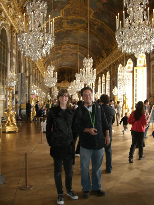 the famous hall of mirrors.