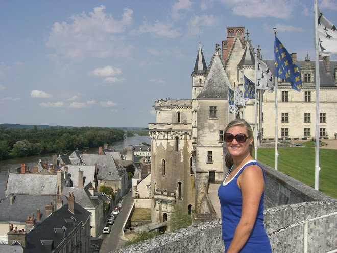 CC and flags at Chateau Amboise