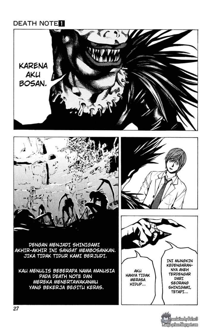 Baca Manga, Baca Komik, Death Note Chapter 1, Death Note 1 Bahasa Indonesia, Death Note 1 Online, Death Note 1 Indo