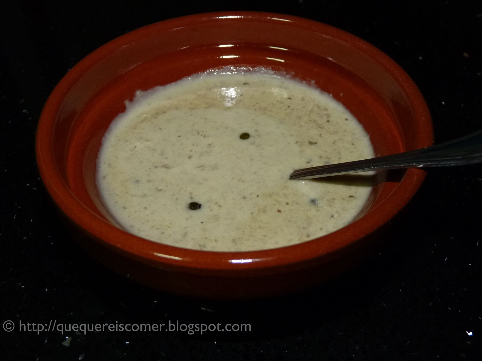 Salsa a la pimienta verde Mi recetario de cocina. Recetas y consejos.