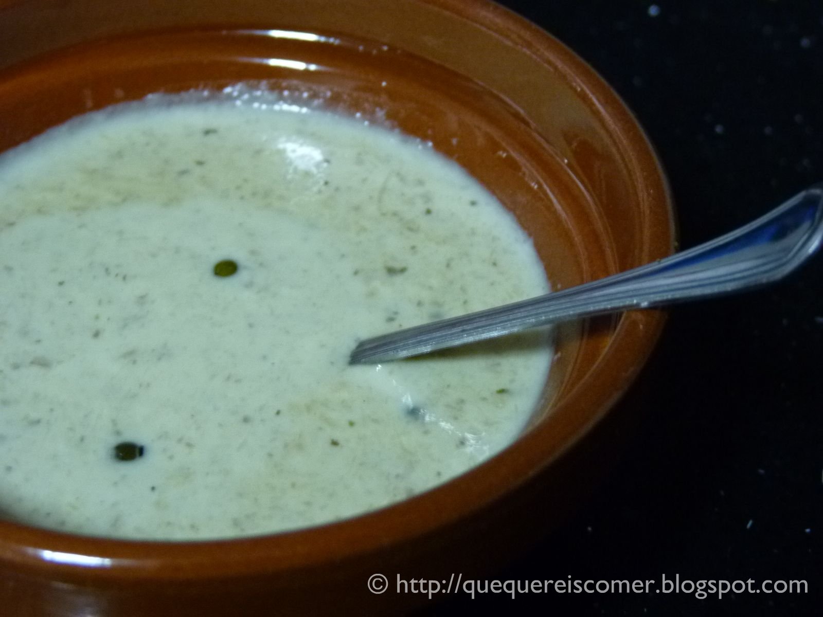 Salsa a la pimienta verde Mi recetario de cocina. Recetas y consejos.