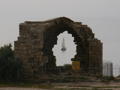 развалины, парусник