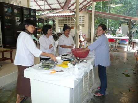 drying the dishes