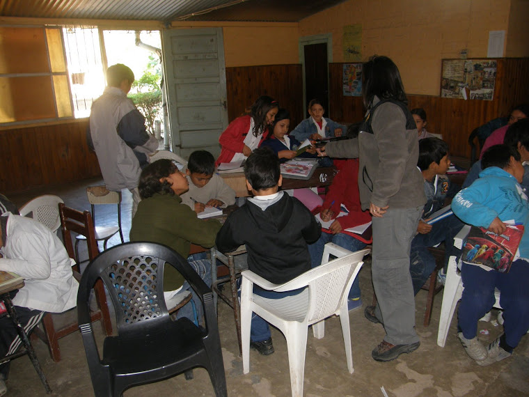 Los chicos trabajando