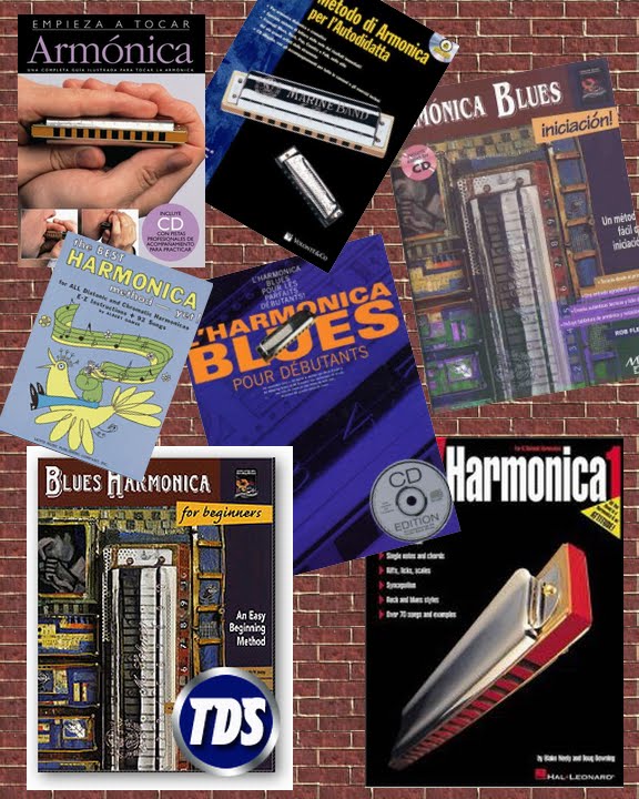 Pack libros Para Armonica Blusera lesson PDF