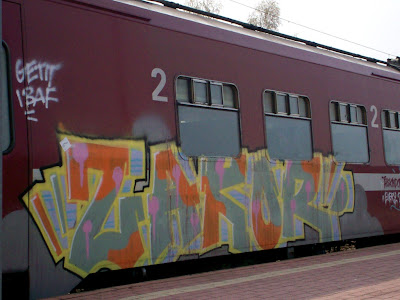 zakor aka sakor graffiti train