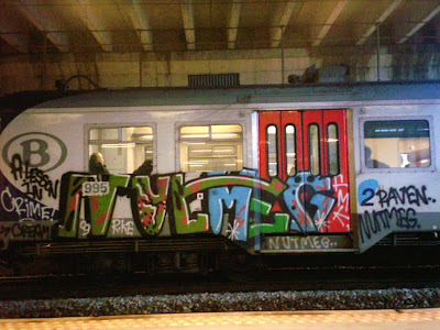 Nutmeg FMK RKE a lesson in crime train graffiti