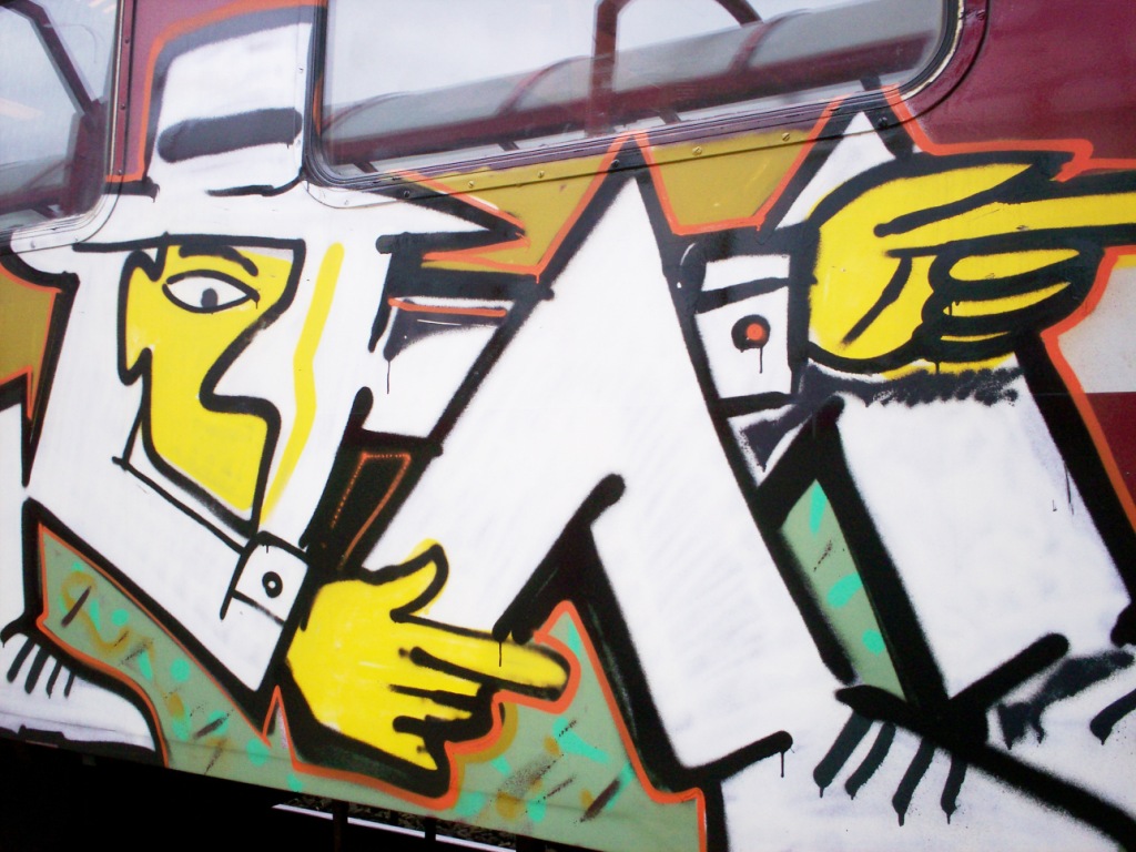 Graffiti Spy Vs Spy 70s Crew