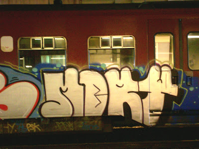 Images of european freight and  train graffiti art